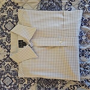 Jos A Bank Traveler's Collection shirt neck 17